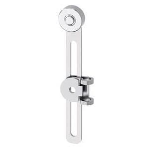 Adjustable Roller Lever, 100 mm Arm Length, 19 mm Dia Roller, Stainless Steel Roller, Metal Arm