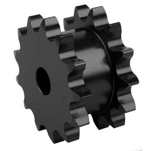 Split Roller Chain Sprocket, Double Single Solid Stock Bore Type A, 1 to 3-3/4 Inch Bore Diameter, 7.235 Inch Outside Diameter, 80 Chain, 21 Teeth, 1 Inch Pitch, 6.71 Inch, 5.593 Inch Hub Diameter, 2.188 Inch Length Through Bore, Steel