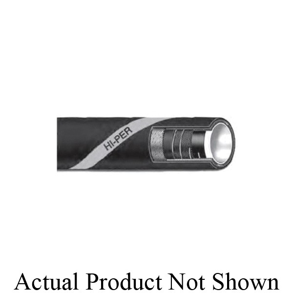 Chemical Transfer Hose, 1 in Nominal, 1.52 in OD, 100 ft Length, 200 PSI Working, -40 to 300 °F, PTFE Fluoroethylenepropylene Tube/Versigard® Synthetic Rubber Cover, Wrapped, Blue, Import
