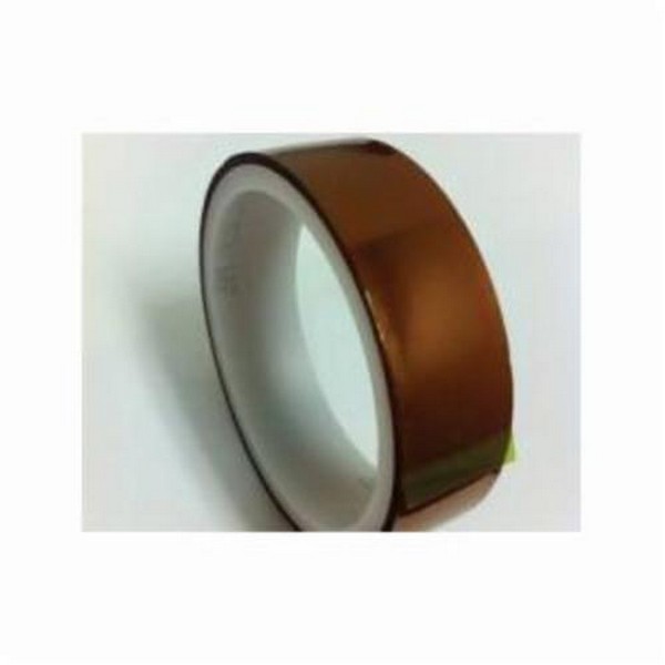 Film Tape, Low-Static Non-Silicone, Series: 7419, 36 yd Length, 4 mm Width, 4 mm Thickness, Amber, Acrylic Adhesive, Polyimide Film Backing