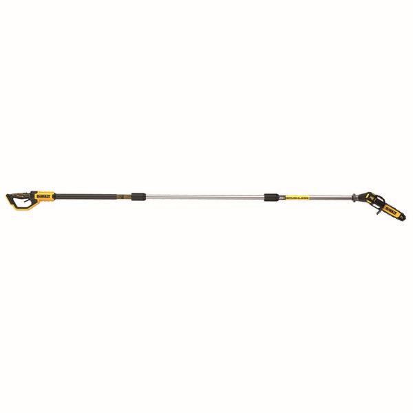 Pole Saw, Brushless Cordless, 8 in Bar/Chain Length, 3/8 in Pitch, 3300 RPM Speed, Auto Bar/Chain Oiler, 20 VDC, Lithium-Ion Battery, Comfort Grip Handle