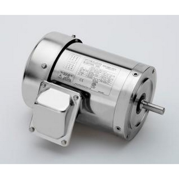 Premium Efficient AC Motor, 1 HP, 1800 RPM, 56C Frame, 3-Phase, 230/460 Volts, TEFC, Stainless Steel