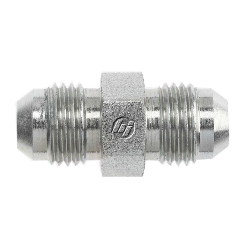 Hydraulic Adapter, Series: 2403, 1 1/4 x 3/4 Nominal, Male JIC Flare End Style, 1.688 in Hex, 2.34 in Length, 4000 psi Pressure, Steel, 2.34 in L Dimensions