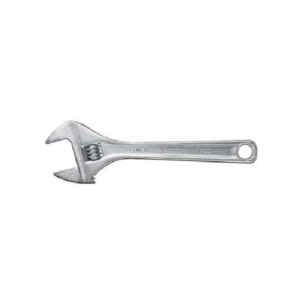 Wrench, Standard, Adjustable Wrench, 1-31/32 in Wrench Opening, 6-13/64 in Overall Length, 15/16 in Jaw Width, Plain Grip Handle, Alloy Steel Body, Tether Ready: Yes, Specifications Met: ASME B107.100-2010/AS4984A/TAA Compliant, Measurement Scale Inc