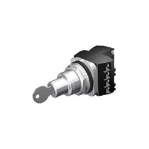 Selector Switch, Class 52 Heavy Duty Non-Illuminated Oil/Watertight, 30 mm Size, 1NO-2NC ContConfiguration, Maintained ContMode, A600/P600 Contact, ILLINOIS 501CH Key Operator, 4 Positions, Cam Code: H, Bezel/Housing: Metal, Screw Terminal, NEMA 1/3/