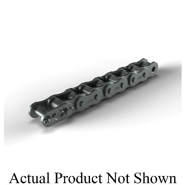 Cottered Roller Chain, 1 Inch Pitch, 80 Chain, 1-Strand, 10 Foot/Box, Carbon Steel
