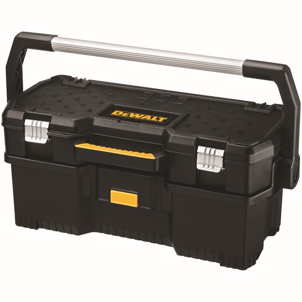 Tool Tote, Lockable, 3413 cu-in, Resin/Structural Foam