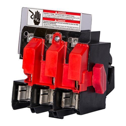 Disconnect Switch, Type Low Voltage, 600 VAC, 60 A, 60 Hz, 3 Poles, 3PST, Operating Handle Actuator, Flanged Mount, -20 to 120 °F