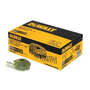 Coil Roofing Nail, 1-1/4 in Length, 0.12 ga Gauge, Steel, Electro-Galvanized, 0.376 in Head, Wide Head, Diamond Point