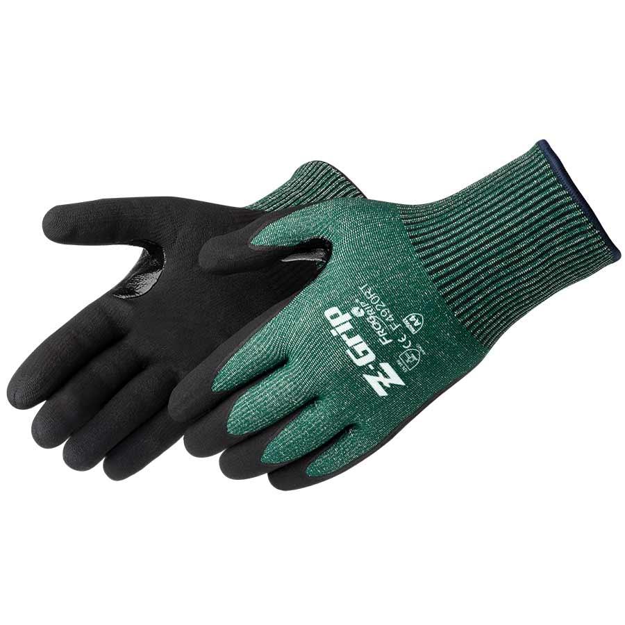 Glove, Series: F4920RT, XL Size, Microfoam Nitrile Palm, Engineered Yarn, Green, Knit Wrist Cuff, ANSI Cut-Resistance Level: A4, ANSI Puncture-Resistance Level: 4, Resists: Abrasion/Cut/Puncture/Tear