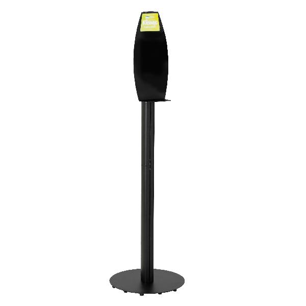 Dispenser Floor Stand, Cassette, For Use With: Electronic Skin Care System, Specifications: 57.4 in H x 17.7 in W x 1 in D, Black