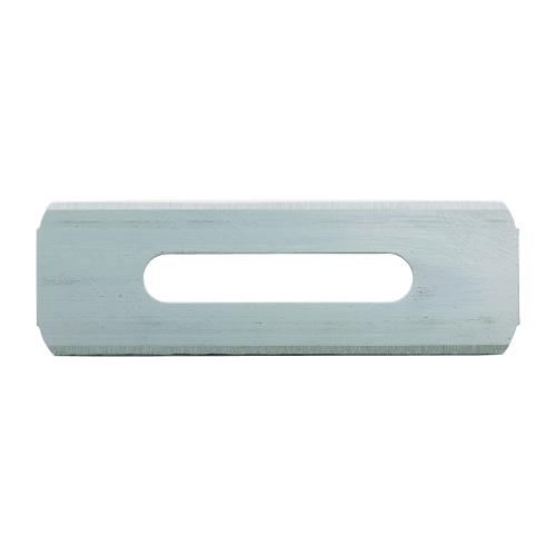 Carpet Blade, Double-Edge Blade, Blunt Point/Straight Edge Blade Design, 2-1/4 in Blade Length, 0.015 in Blade Width, 0.015 in Thickness, Rectangle Shape, 4 Points, Compatible With: Carpet Knife and 5C946 Utility Knife, High Carbon Steel