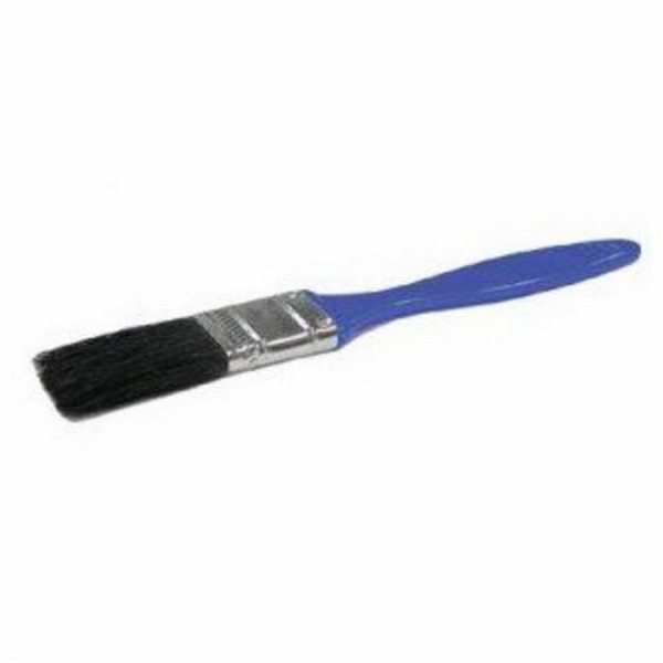 Chip and Oil Brush, Multi-Purpose, 1 in Brush, China Bristle Brush, Metallic Ferrule, Plastic Handle, Latex Paints, Oil Base Paints, Shellac, Varnishes and Water Base Paints Paint
