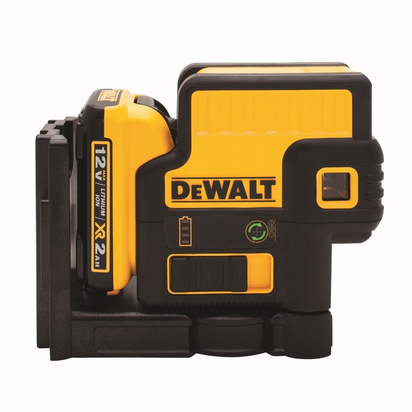 Spot Green Laser, Cordless, Bare Tool, +/-1/8 in Accuracy, 150 ft, Green Beam, 12 VDC, Lithium-Ion Battery