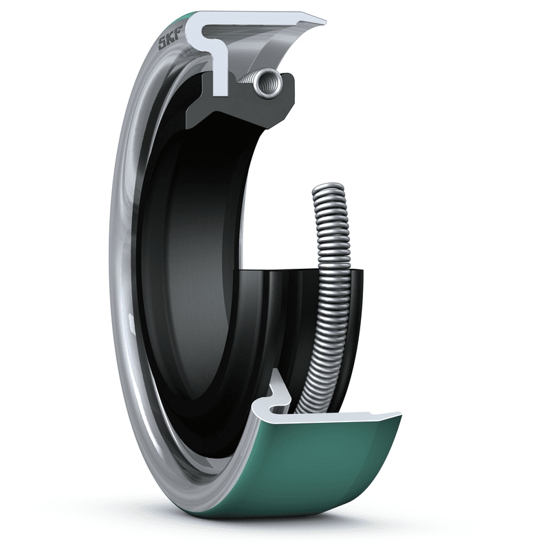 Grease Seal, 0.500 Inch Shaft, 0.688 inch OD, 0.094 Inch Width, HM3 Design, Nitrile