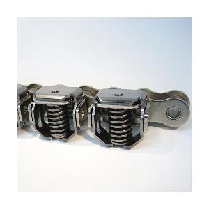 Gripper Chain, Type M, 5/8 in Pitch, 0.4 in Roller Dia, 120 ft Overall Length, 304 Stainless Steel