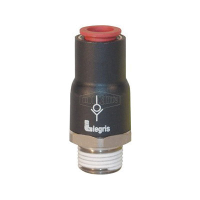 In-Line Check Valve, Series: 79955614, 1/4 Inch Nominal, MNPT x Tube, 15 to 145 psi, 70 °F, Nylon Body