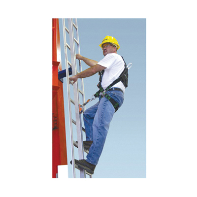 Ladder System Kit, Permanent Vertical Access, Series: GlideLoc®, Specifications: 40 ft System, 310 lb Capacity, For Use With: Harness and GlideLoc® Fall Arrester, Specifications Met: ANSI Z359.0/Z359.1, OSHA CFR 1926.1053(a)(22)/CFR 1926.1053(a)(23), Steel, Galvanized