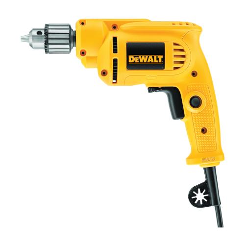 Drill, Lightweight, 3/8 in Chuck, Keyed Chuck, 0 to 2800 RPM Speed, 1 Speed, 120 VAC, 7 A, Pistol Grip Handle, Yellow, Trigger Switch Control