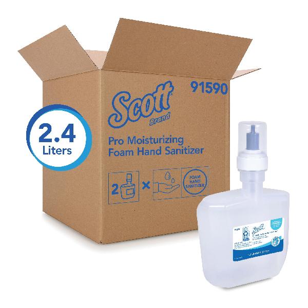 Foam Hand Sanitizer, Moisturizing, 1.2 L Nominal, E-Cassette Package Type, Gel Form, Clear, Pleasant/Fresh Odor/Scent, Composition: Ethanol, <gt/>450 g/L VOC, 7 pH, 16 °C Flash Point