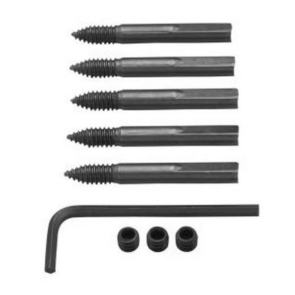 Feed and Set Screw Kit, 9-Piece Small Standard, For Use With: 1 to 2-9/16 in Self-Feed Bit