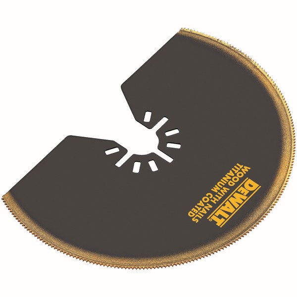Oscillating Blade, For Use With: All Oscillating Tool, Specifications: 4 in, Titanium, Titanium Coated Finish, Black