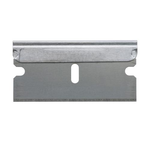 Razor Blade, Single Edge, For Use With: 28-100 and 28-500 Scraper, High Carbon Steel, 1.5 in L x 0.009 in THK