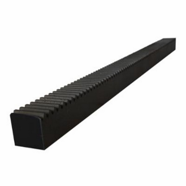 Machined Gear Rack, Standard Face, 0.313 Inch Face Width, 16 Diametral Pitch, 1/4 Inch Pitch Line to Back, 24 Inch Overall Length, 0.313 Inch Overall Thickness, 14.5° Pressure Angle, Steel