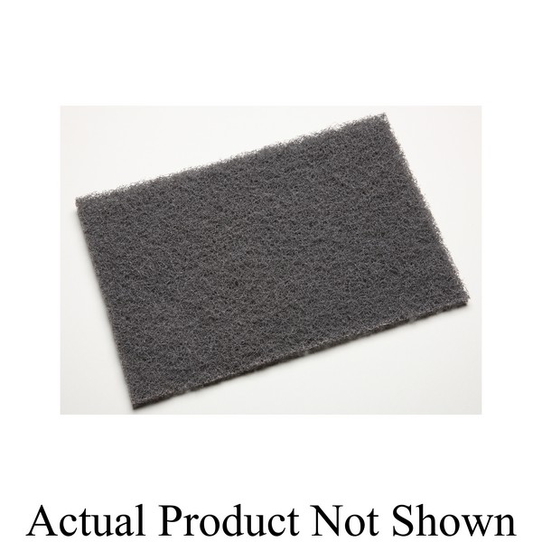 Blending Hand Pad, Series: HP-HP, 7 Inch Length, 3-1/2 Inch W/Diameter, Medium Grade, Silicon Carbide Abrasive, Gray Pad, Applicable Materials: Carbon Steel, Composites, Paint, Plastic and Stainless Steel