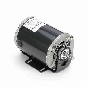 AC Motor, 0.17/0.06 HP, 115 VAC, 3.4/1.9 A, 60 Hz Frequency, 1 Phase, 1725/1140 RPM Speed, 2 Speed, DP Enclosure, 48 Frame, CW/CCW Rotation, 1.35 Service Factor, Resilient Base Mounting, 40 °C, Insulation Class: Class B, Rolled Steel