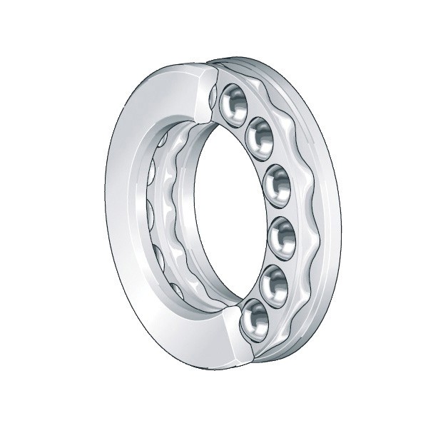 Axial Deep Groove Ball Bearing, Single Direction Separable, Series: W Series, 8.05 mm Bore, 25.4 mm Outside Diameter, 13.49 mm Width, 8500 N Load, 12800 RPM Maximum