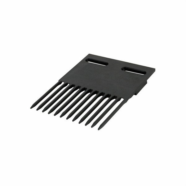 Transfer Comb Plate, Short, For Use With: 8500 Series Chains, Polyamide, Black, 4.5 Inch Length x 5.9 Inch Width x 0.25 Inch Thickness