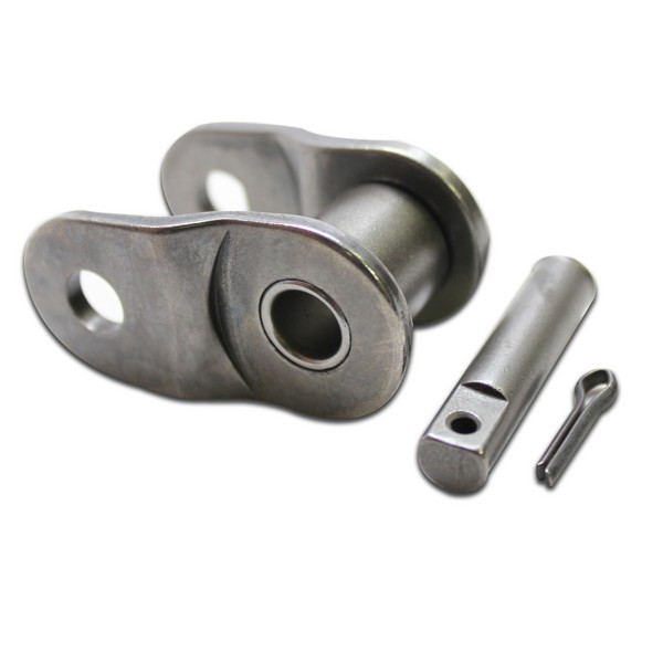 Cottered Offset Link, 1 Inch Pitch, 80 Chain, Carbon Steel