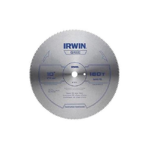 Circular Saw Blade, Corded Portable, 7-1/4 in Diameter, 0.51 in Thickness, 5/8 in Arbor, Top/Face Teeth, 140 Teeth, 5° Tooth Angle, 8300 RPM Maximum, 5/64 in Kerf, Carbon Steel Cutting Edge, Applicable Materials: Plywood, OSB, Veneer and Plastic