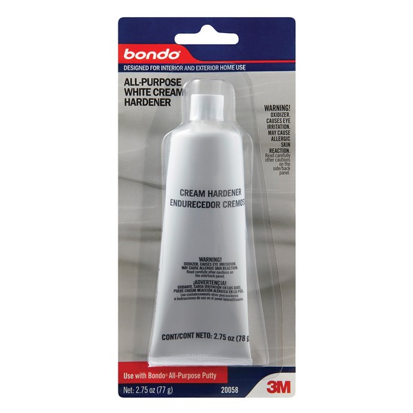 Cream Hardener, All Purpose, 2.75 oz Container, Tube Container, White, Paste Form