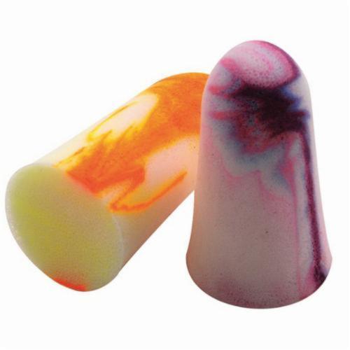 Disposable Ear Plug, Single Use Uncorded, Series: SparkPlugs®, 33 dB Noise Reduction Rating, Tapered, Universal, Assorted Plug, Polyurethane Foam Plug