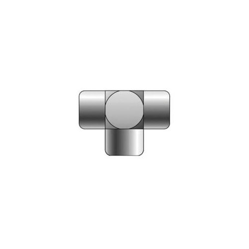 Hydraulic Tee, SAE to SAE, Series: G60, 1/8-27 Nominal, Female NPTF, Import