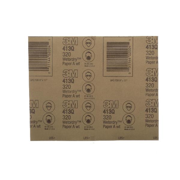 Abrasive Sheet, 11 Inch Length, 9 Inch Width, 240 Grit, Very Fine Grade, Silicon Carbide Abrasive, Paper Backing, Closed Coat, Applicable Materials: Clear Coat, Fiberglass, Paint, Plastic and Primer, Black, A-Weight Backing Weight, Waterproof: Yes