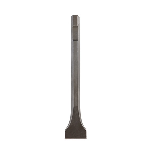 Scaling Chisel, 2 in Blade Width, 12 in Overall Length, 3/4 in Shank, Hex Shank, Forged High Grade Steel