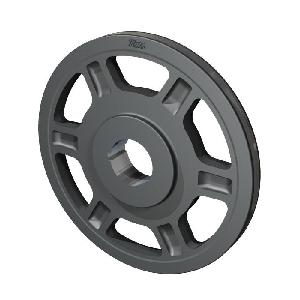 Conventional Sheave, Type L Arm/Spoke, Bushed Bore, 0.75 to 2.688 Inch Bore, 10.2 Inch Outside Diameter, 9.8 Inch Pitch Diameter, 1-1/4 Inch Face Width, MST® Q1 Bushing, 2-1/2 Inch Overall Length, For Use With: C Cross Section Belts, Cast Iron