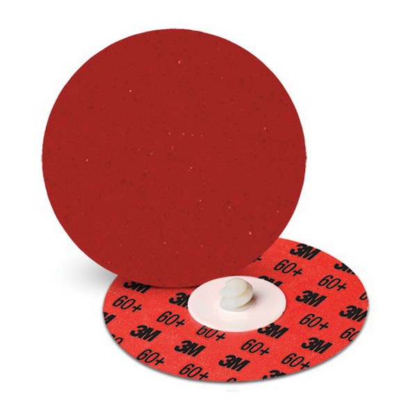 Premium Quick-Change Open Coated Abrasive Disc, 2 Inch Overall Diameter, 80+/Medium, Precision Shaped Ceramic Abrasive, Type TR