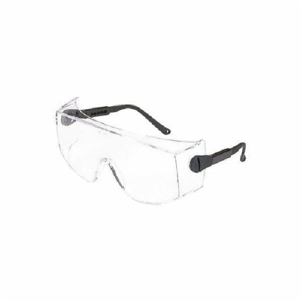 Over-The-Glass Protective Glasses, Universal, Clear Lens, Black Temples
