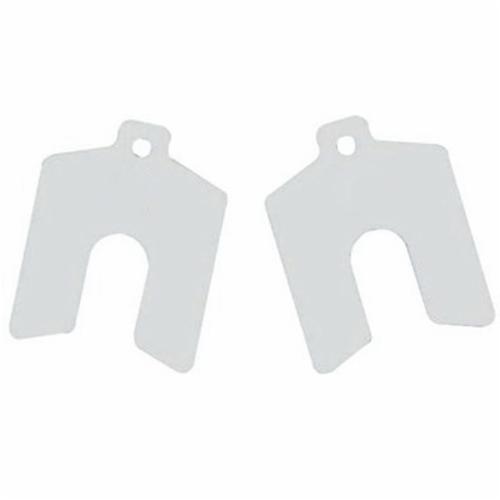 Slotted Shim, Plain, Series: Branded® Shim, 300 Stainless Steel, 0.004 in Thickness, 3 in Width, 3 in Length