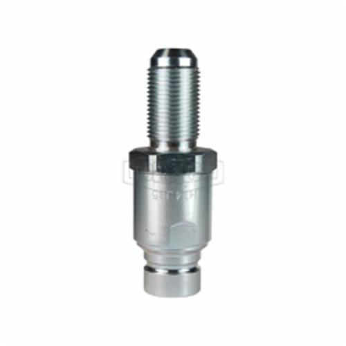 Flushface Male Bulkhead Plug, Series: DQC HT, 1-1/6-12 Nominal, Male JIC BH, 1-5/16 Inch Hex, 4.16 Inch Length, 5000 psi, Steel, 1.44 Inch Outside Diameter