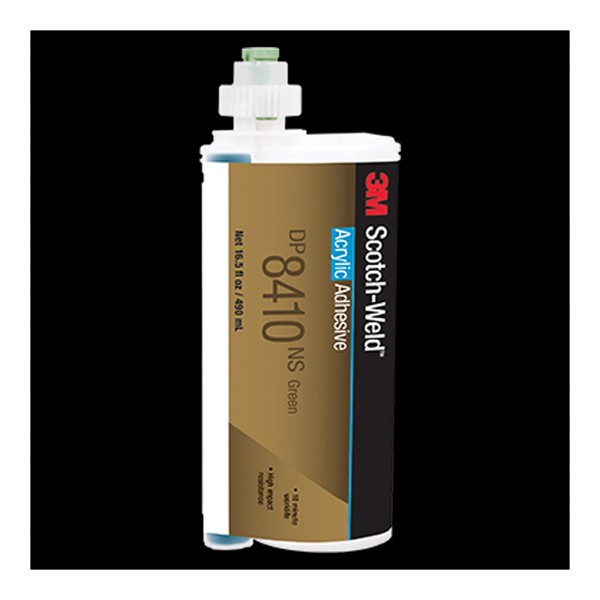 Acrylic Adhesive, 2-Part Part, Duo-Pak Cartridge Container, 490 mL Container, Acrylic Base