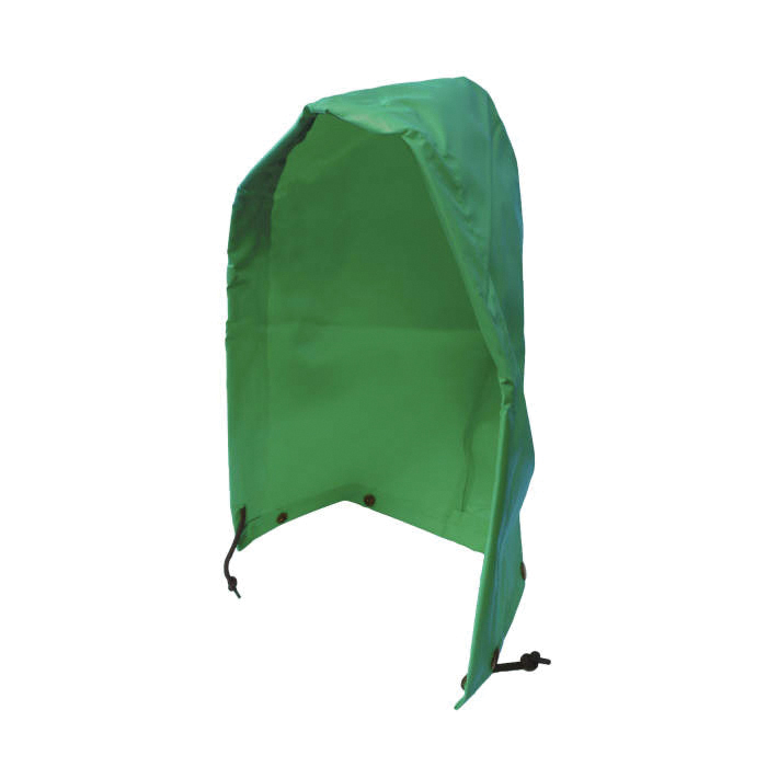 Detachable Hood, Series: Universal 35, Universal Size, Green, Nylon/PVC, Draw Cord/Snap Closure