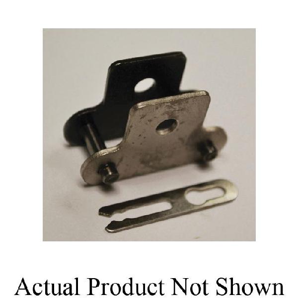 Connecting Link, Double Pitch Standard, C2040AS Chain, 1 in Pitch, 0.717 in Overall Width, 0.156 in Pin Dia, 0.472 in H Link Plate, 0.059 in THK Link Plate, 600 Stainless Steel