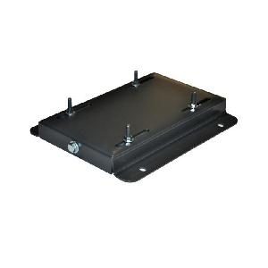 Adjustable Motor Base, Bolt Mount, Steel, 10-1/2 In L x 7-1/2 In W x 1-1/8 In H
