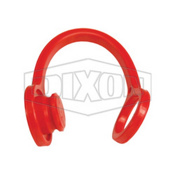 Interchange Dust Plug, Series: DQC K, 1/2 Inch Nominal, Nitrile, Red