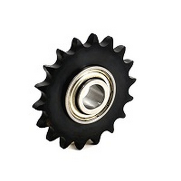 Idler Roller Chain Sprocket, 15-Hardened Teeth, 5/8 Inch Inside Diameter, 5/8 Inch Pitch, 50 Chain, Steel